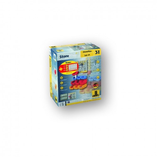 SET 31 - nekonečná stěna s držáky a zásobníky